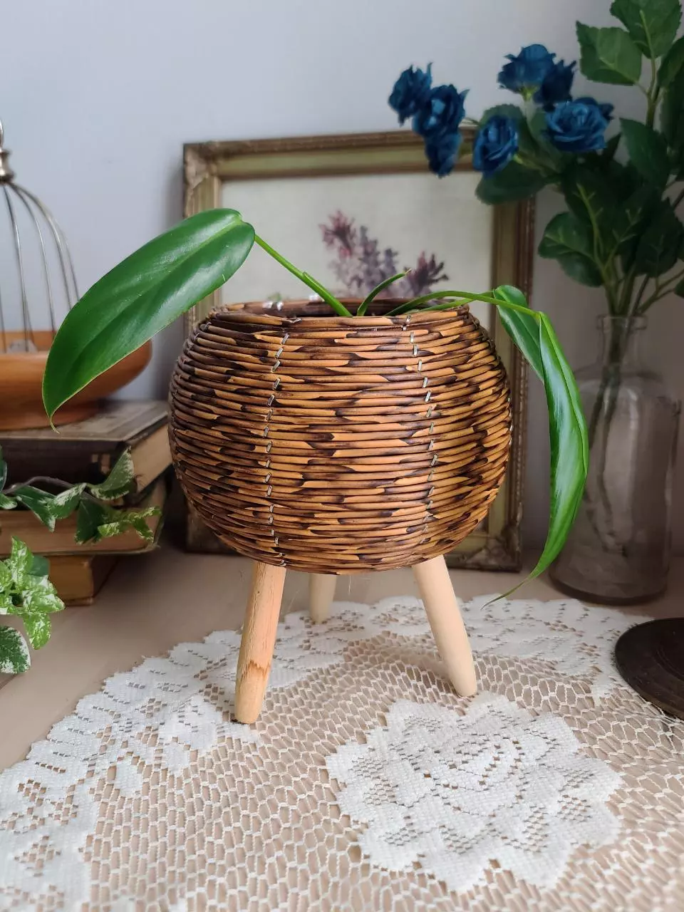 Faux Wicker Pot thumbnail