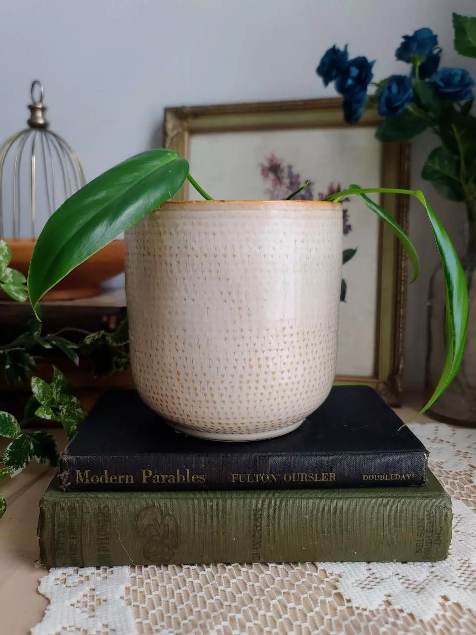 Yellow Speckled Pot thumbnail