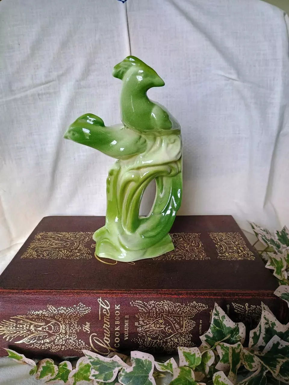 California Pottery Green Birds thumbnail