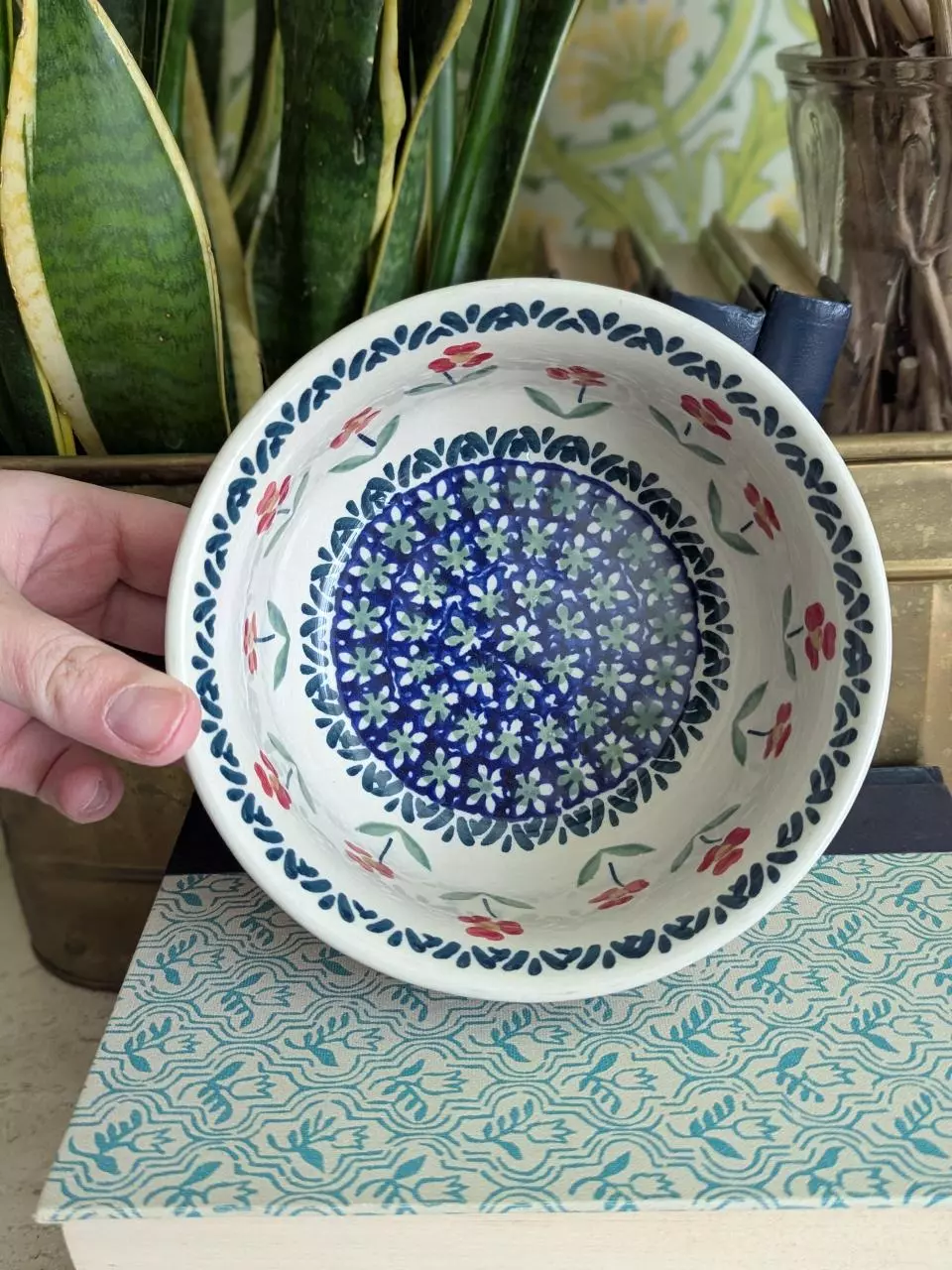 polish pottery bowl thumbnail
