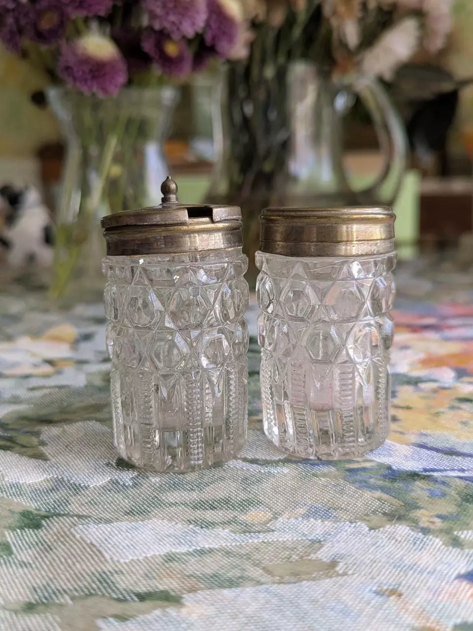 antique condiment jars - choice thumbnail