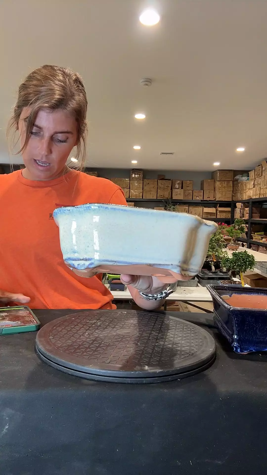 8” WHITE CUT CORNER POT thumbnail