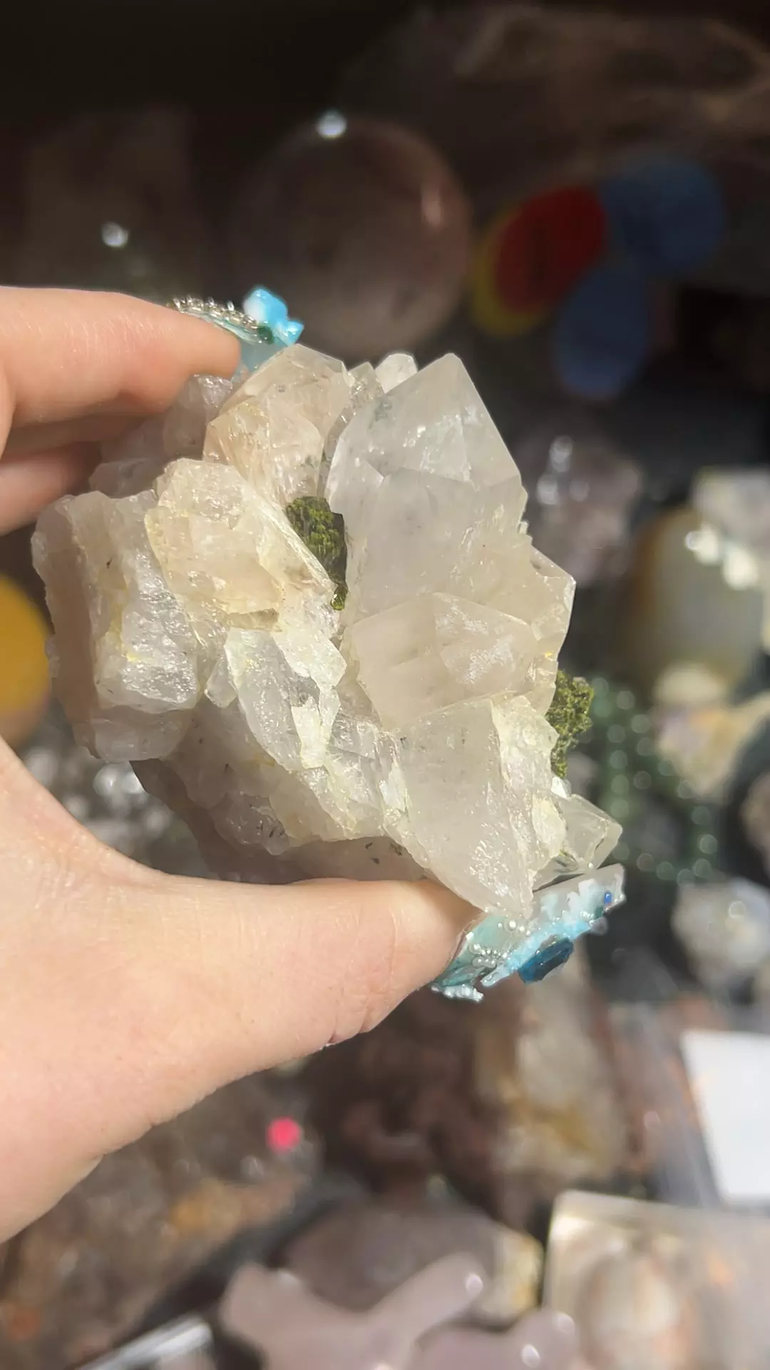 Epidote Included Amethyst from Inner Mongolia thumbnail