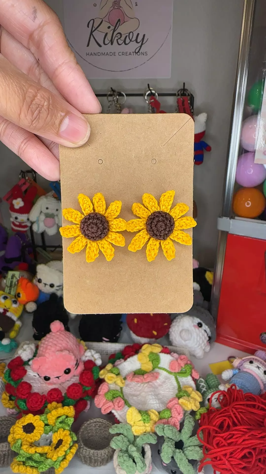 Sunflower Earrings thumbnail