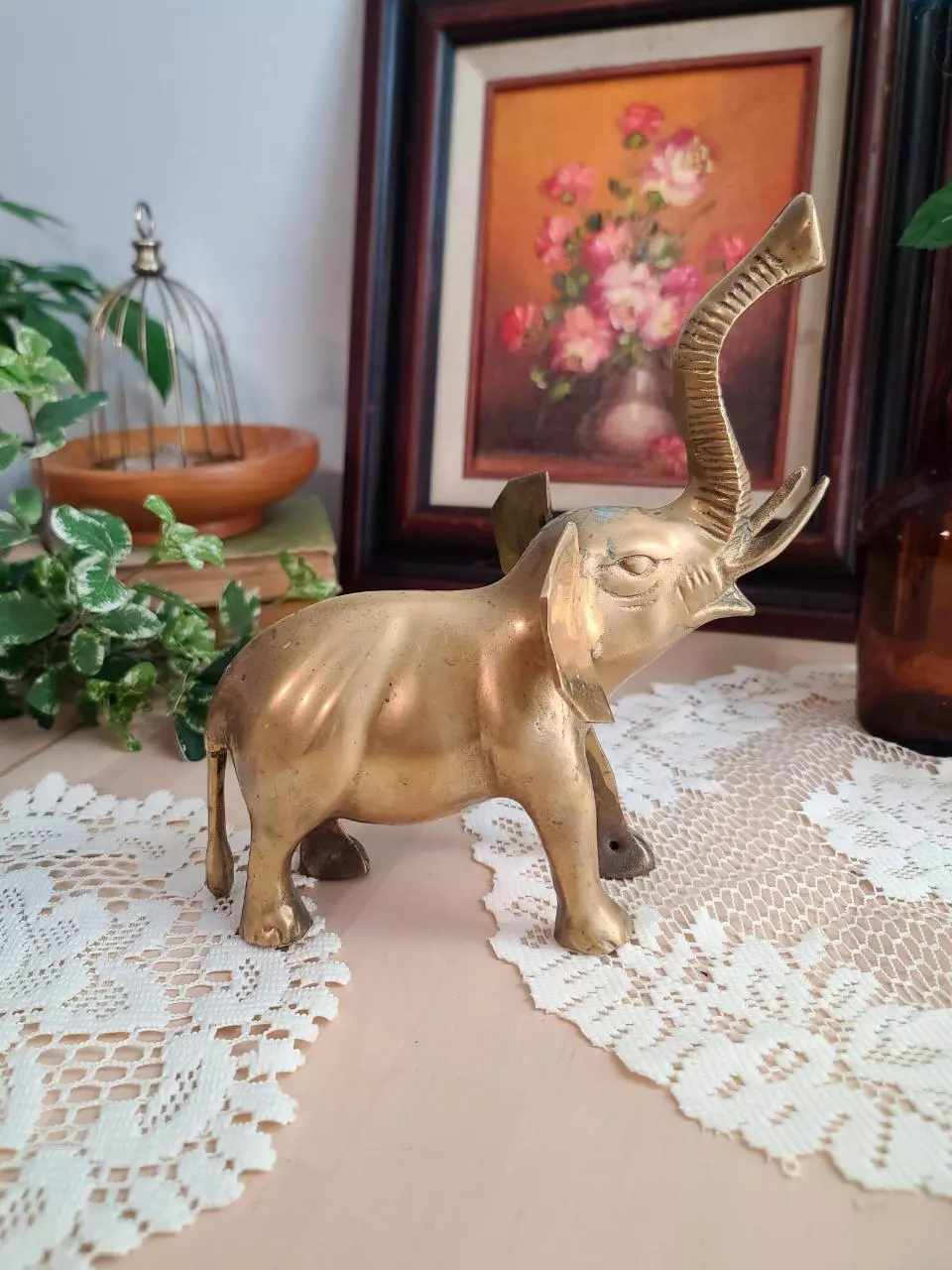 Vintage Brass Elephant thumbnail