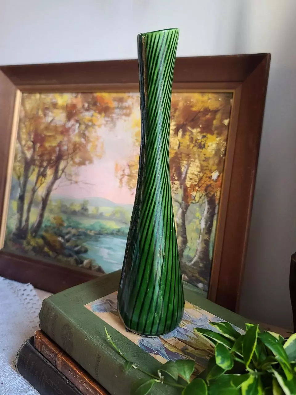 Shawnee Green Stripes Vase thumbnail