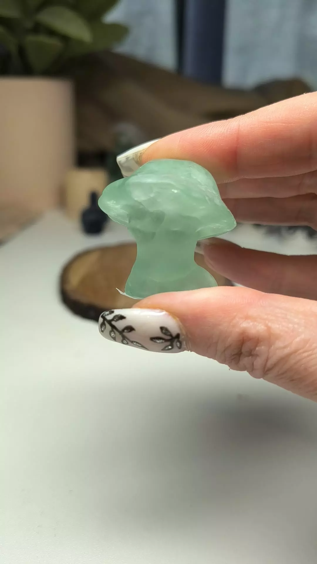 green fluorite lady body mushroom thumbnail
