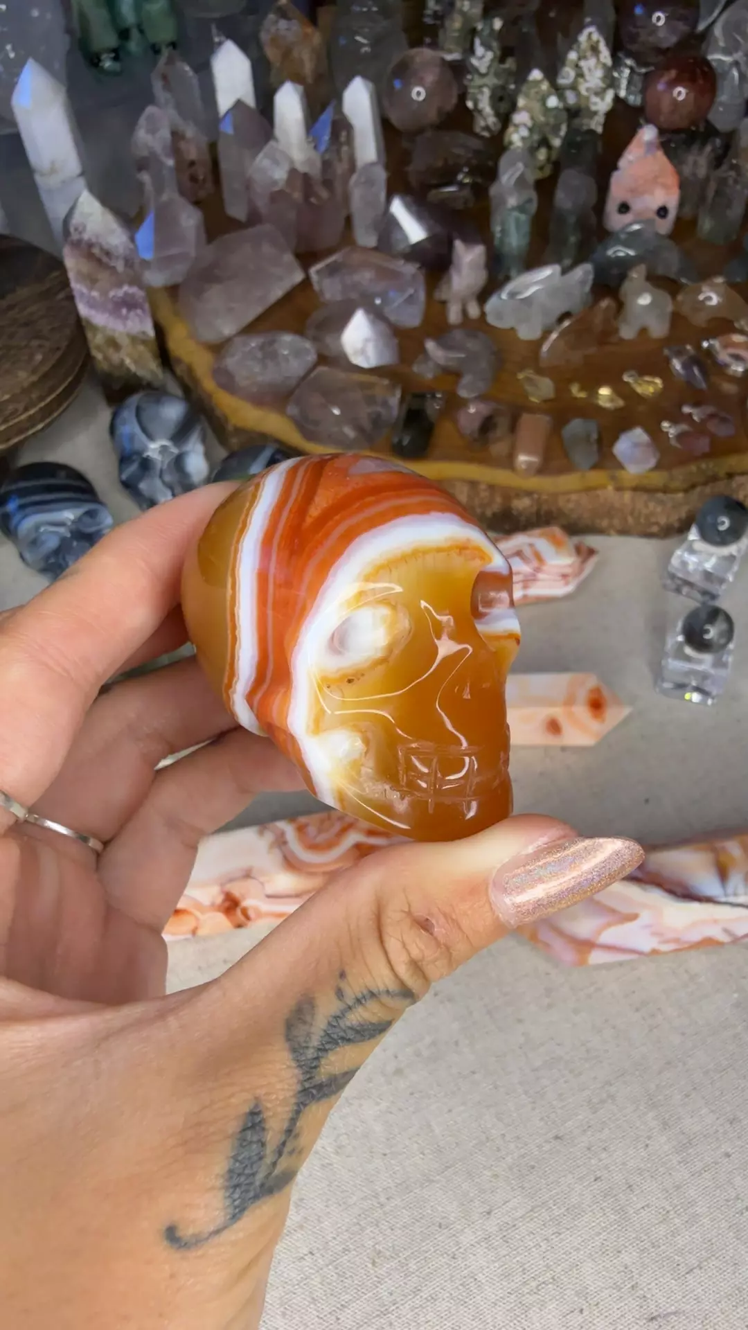 Sardonyx skull 32c thumbnail