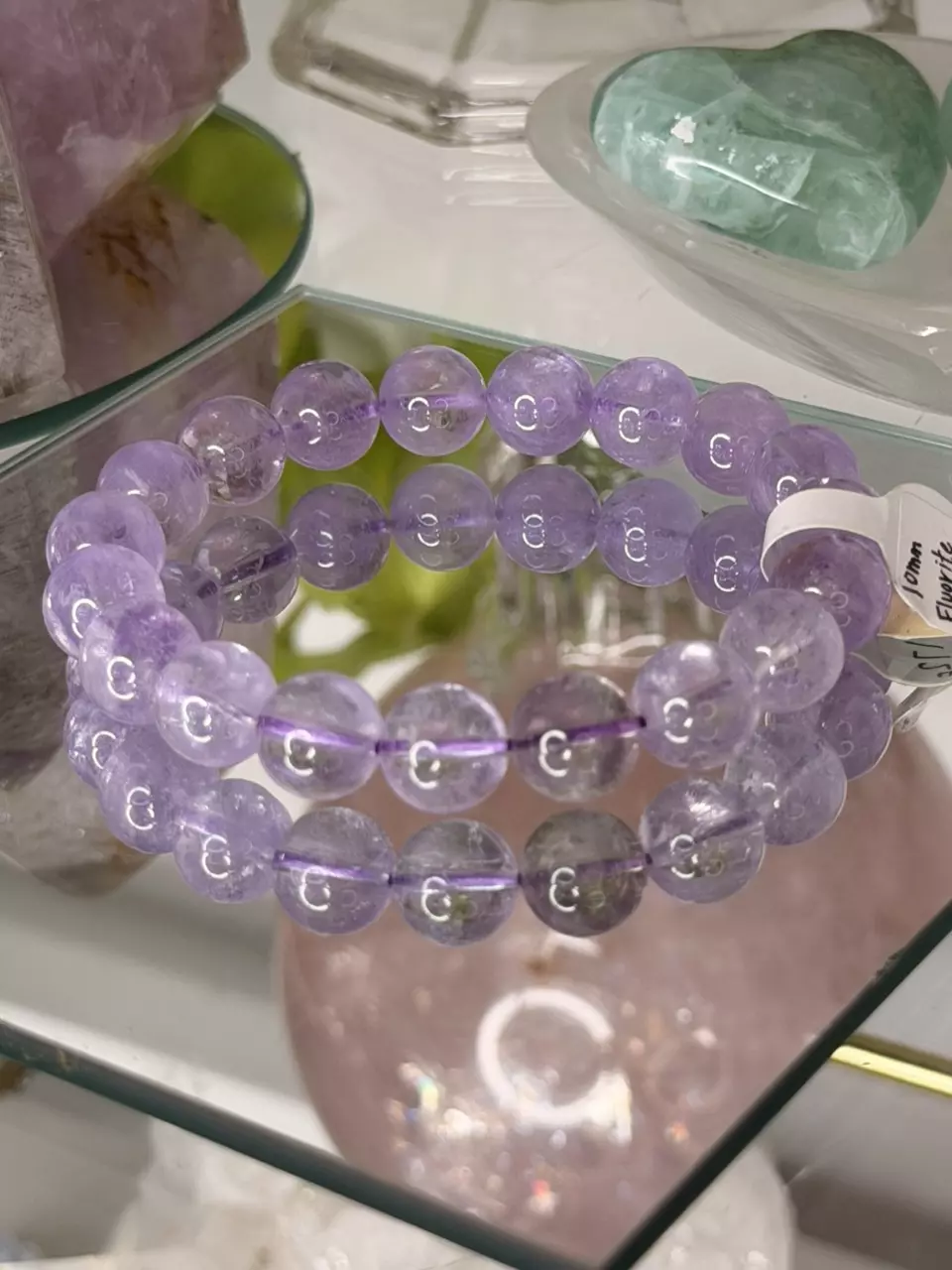 AA 10mm Fluorite Bracelet thumbnail