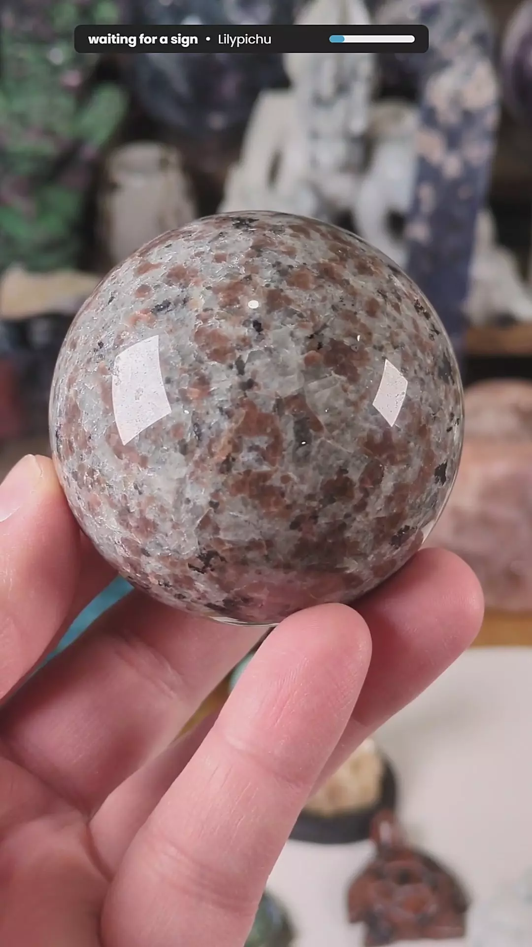 Flamestone (UV) Sphere ~347 Grams (0.76 Pounds) thumbnail