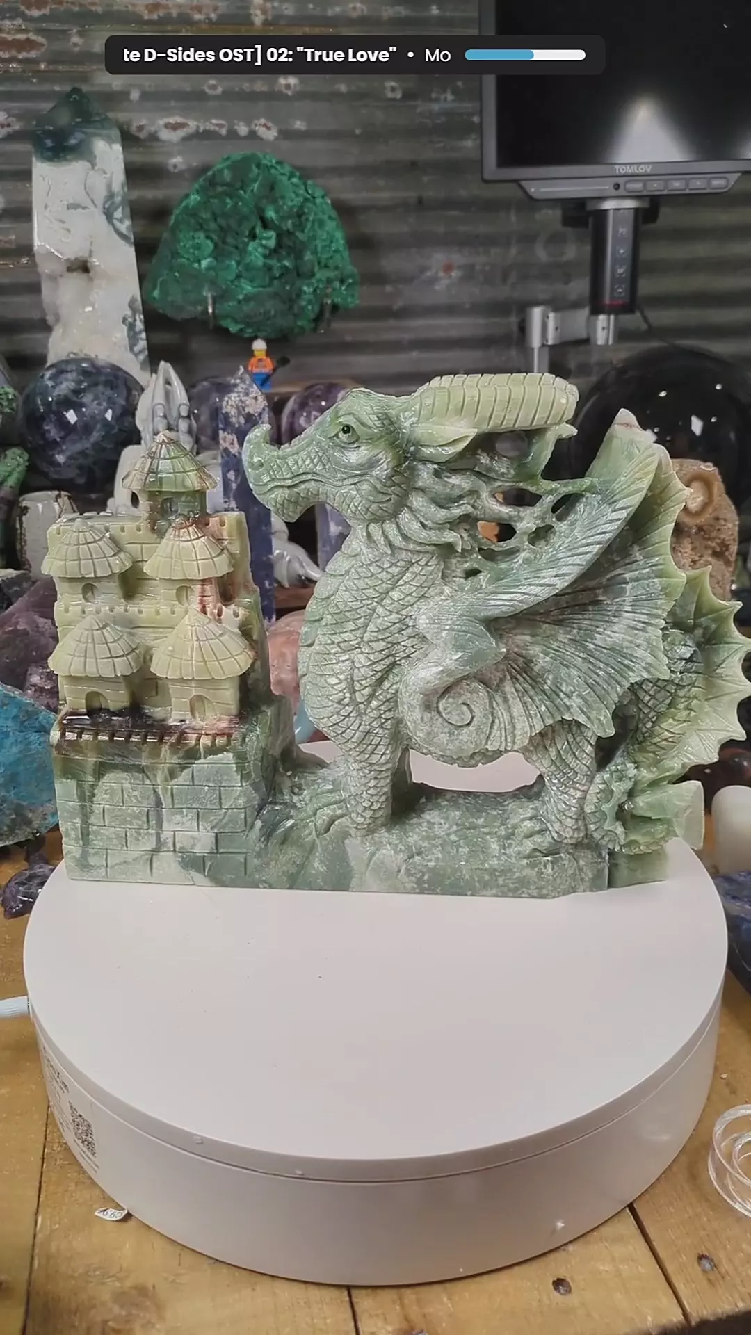 Serpentine Dragon Castle ~12.2 Pounds thumbnail