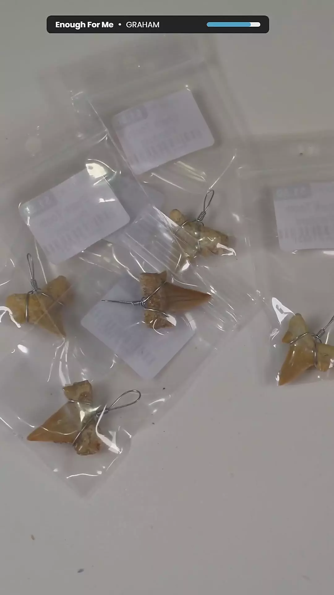 (1) Shark Tooth Pendant Random Pull thumbnail