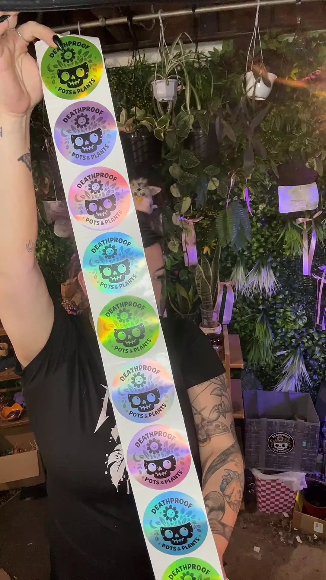 deathproof sticker (add on with open box) thumbnail