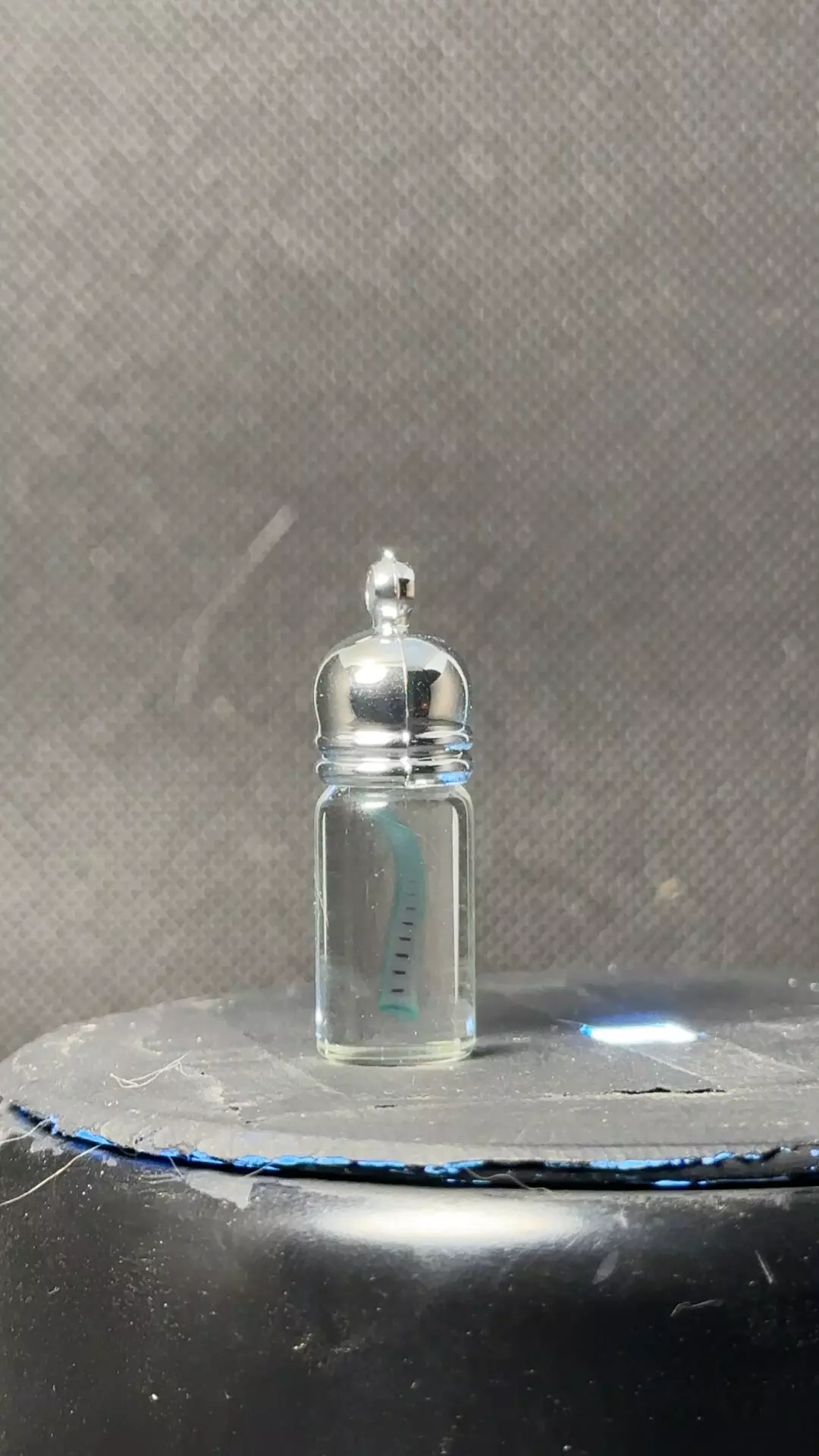 ethically sourced Diaphonized Rat pup tail pendant thumbnail