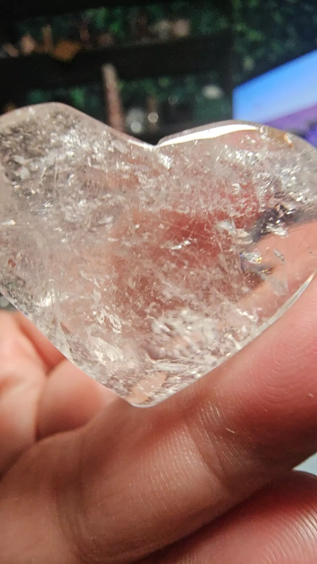 Rutilated Quartz Heart#2 thumbnail