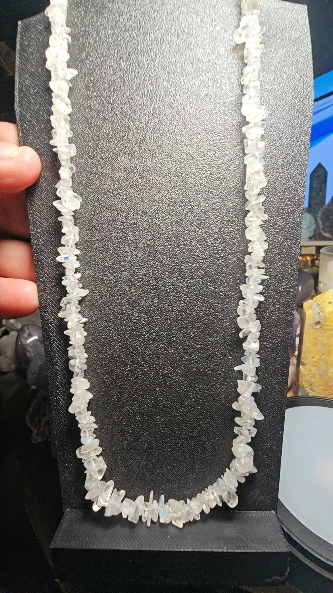 Moonstone Necklace 17 inch thumbnail