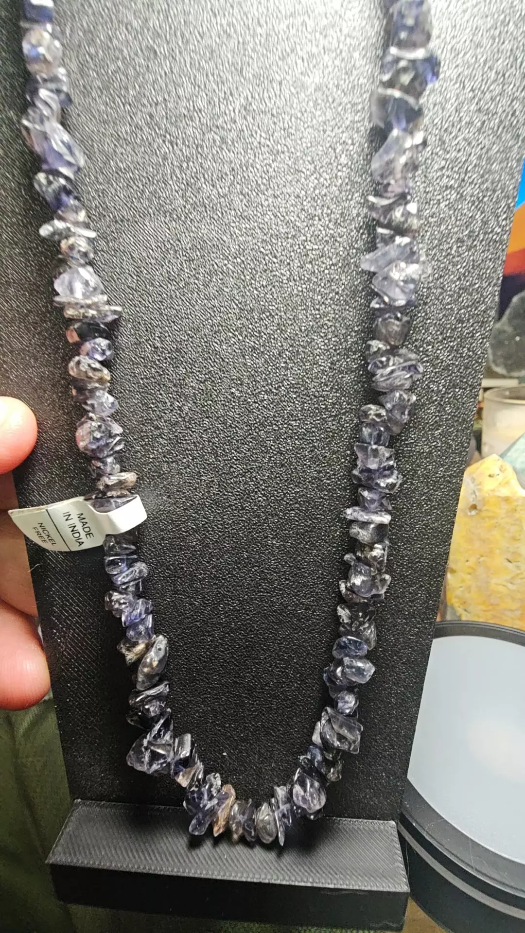 Iolite Necklace 17 inch thumbnail