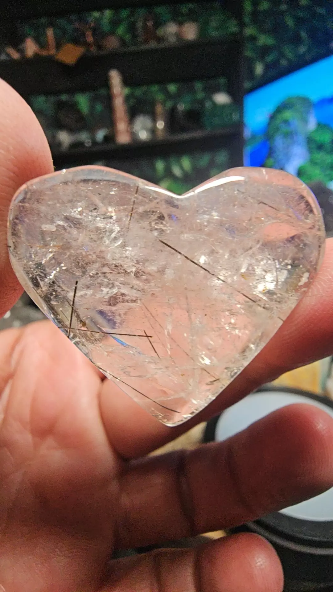 Rutilated Quartz Heart thumbnail