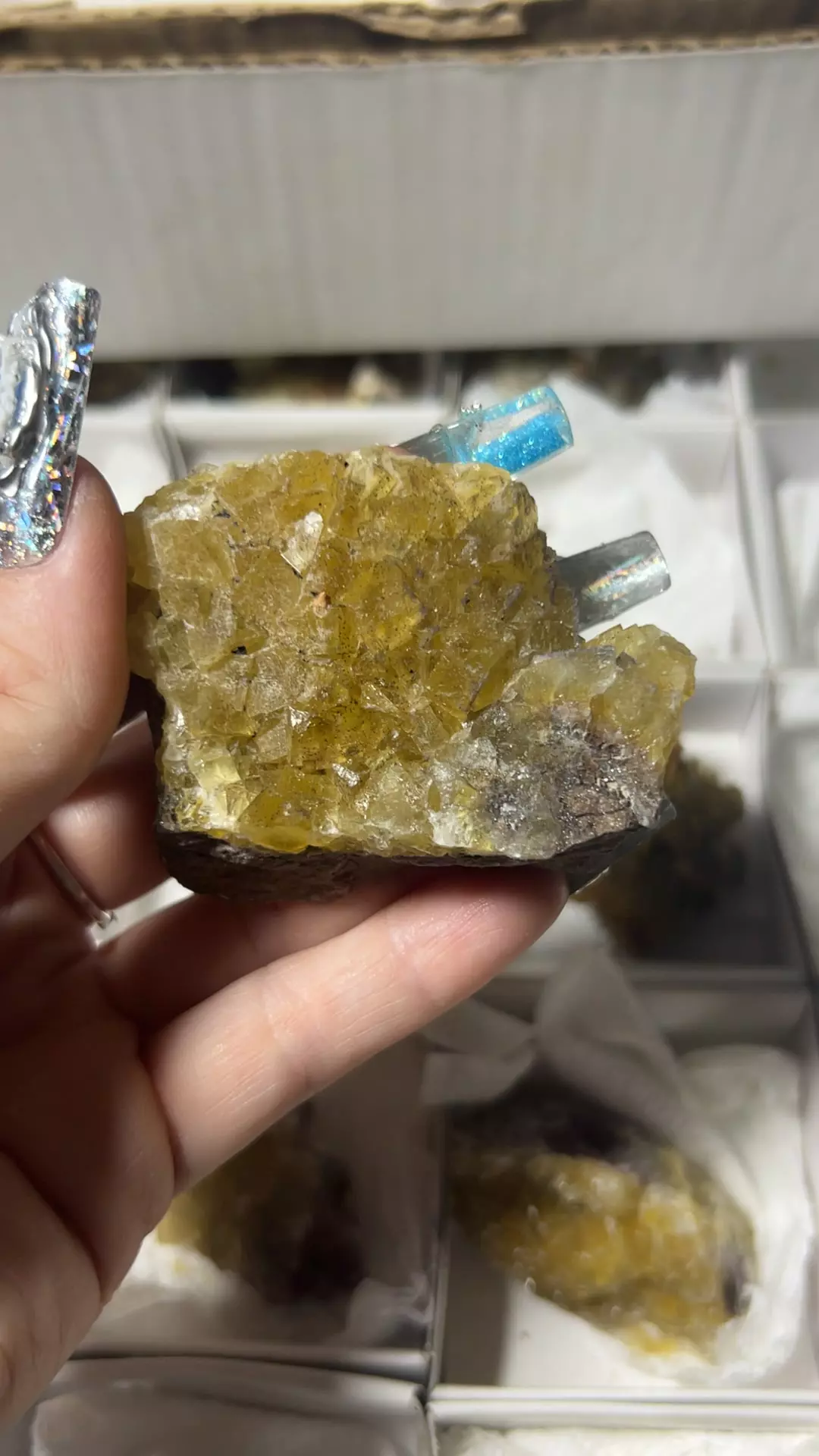 Fluorite from Moscona Mine, Spain thumbnail