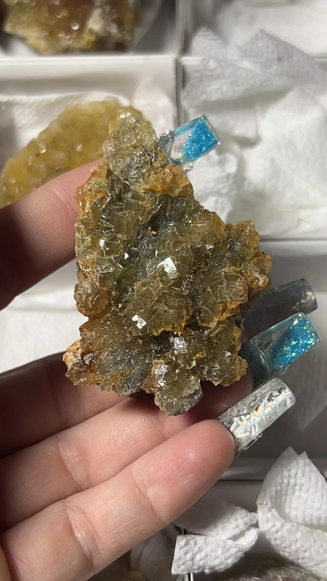 Fluorite from Moscona Mine, Spain thumbnail