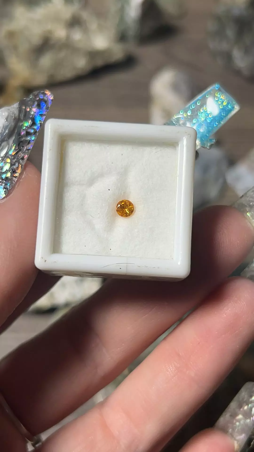 Mandarin Spessartine Garnet from Loliondo, Tanzania thumbnail