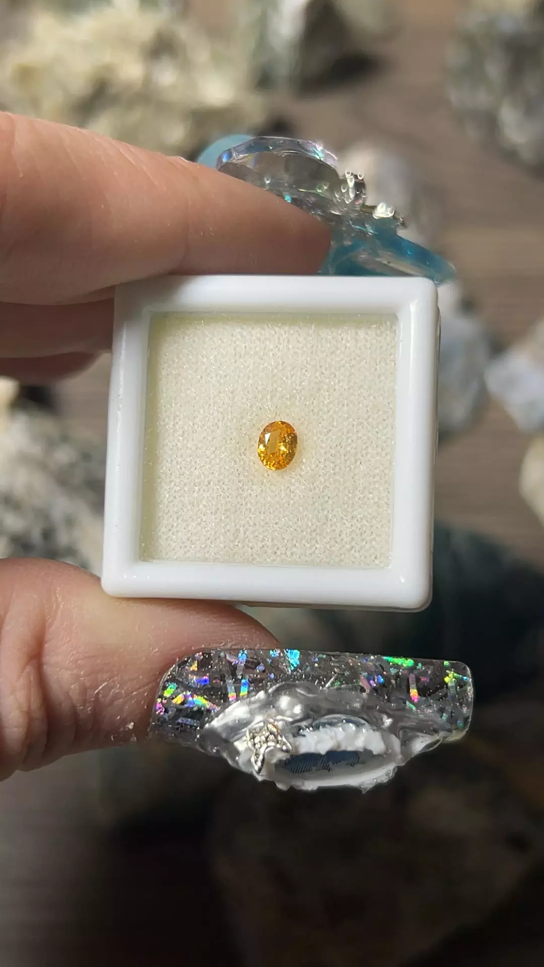 Mandarin Spessartine Garnet from Loliondo, Tanzania thumbnail