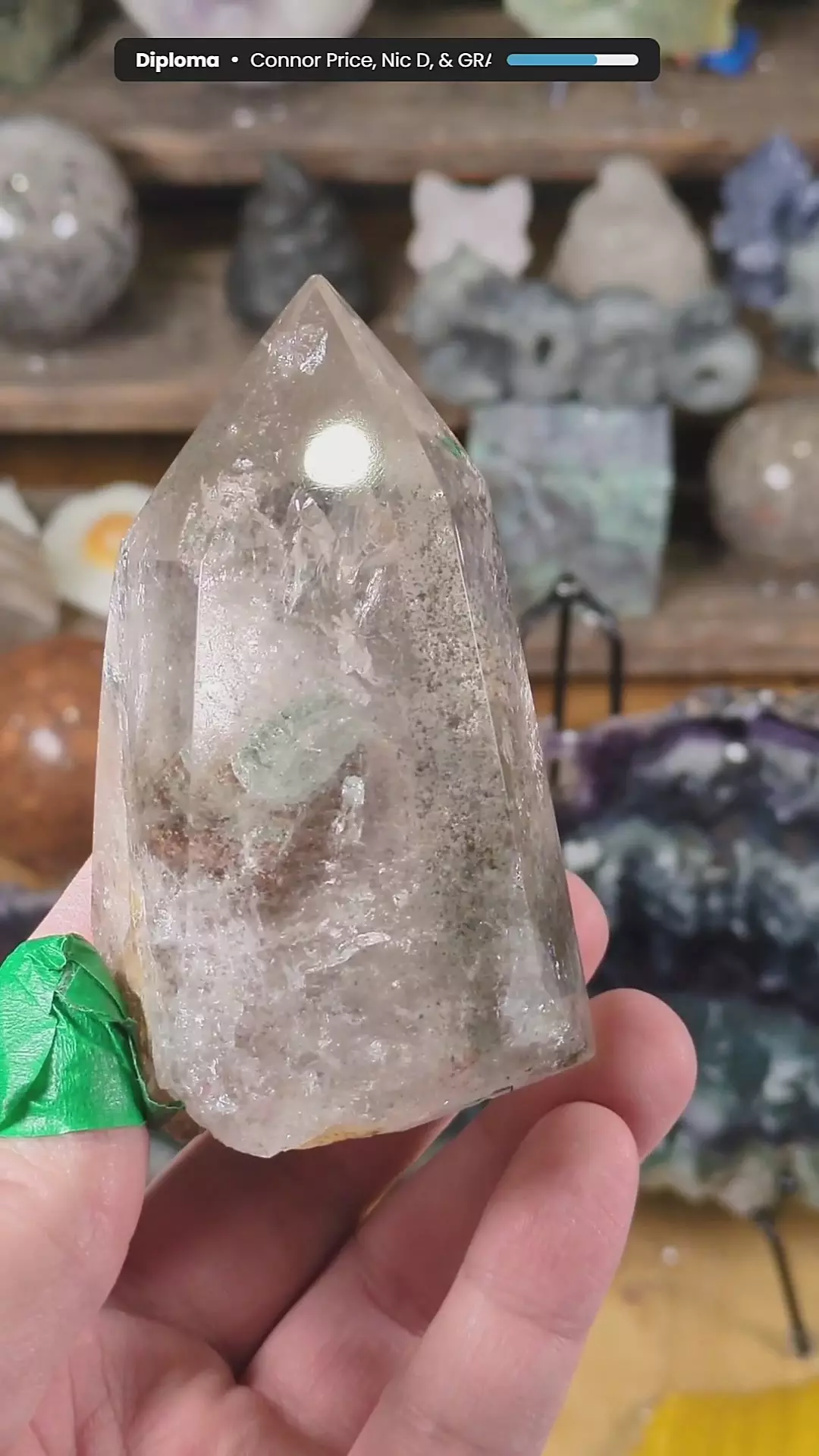 Garden Quartz Tower ~343 Grams (0.74 Pounds) thumbnail