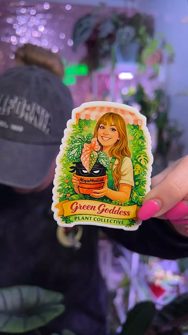 GreenGoddess101 x NinjaMedina sticker thumbnail