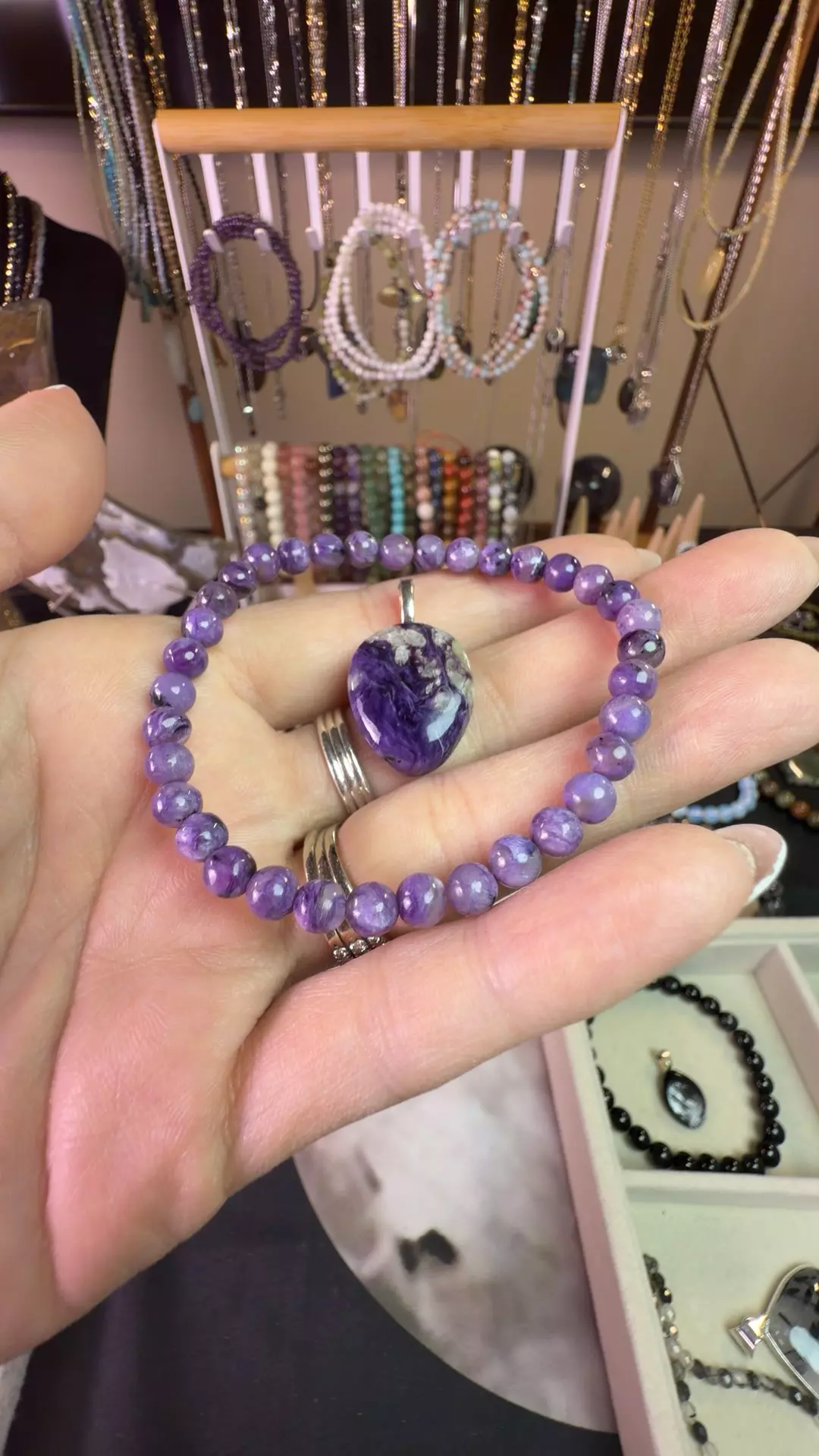 charoite set $48 thumbnail