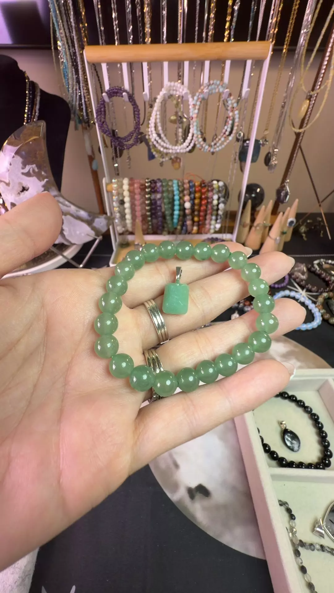 green aventurine set thumbnail