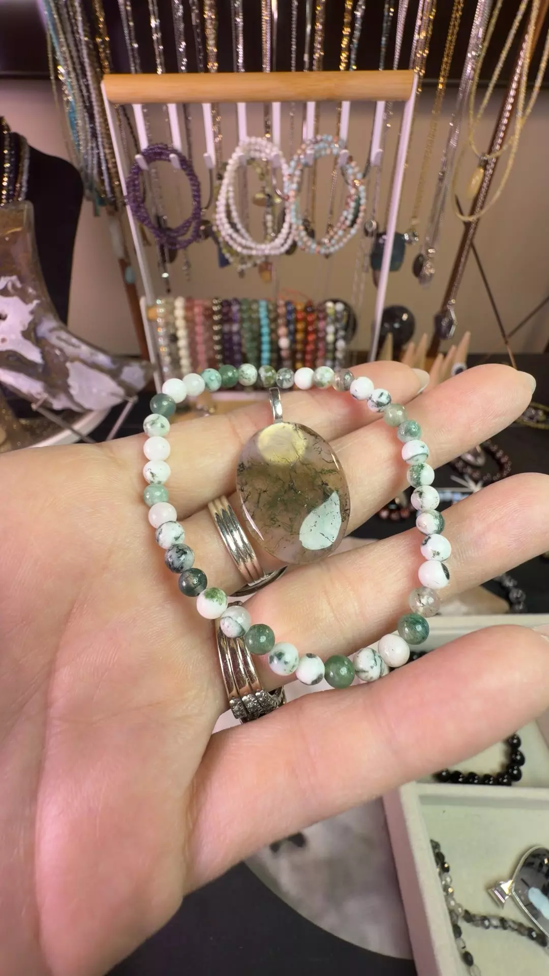 moss agate set $15 thumbnail