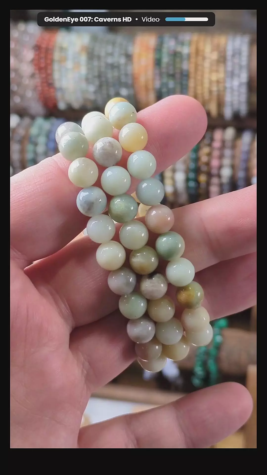 #15272 8mm Amazonite Stretch Bracelet thumbnail