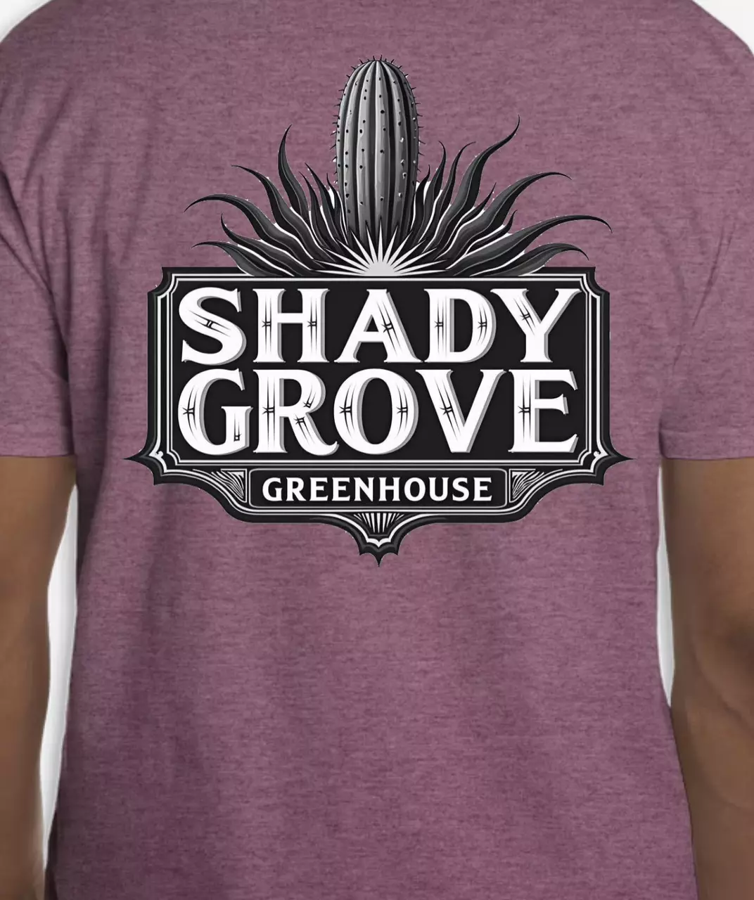 Shady Grove Tee | Heather Maroon | XLarge thumbnail