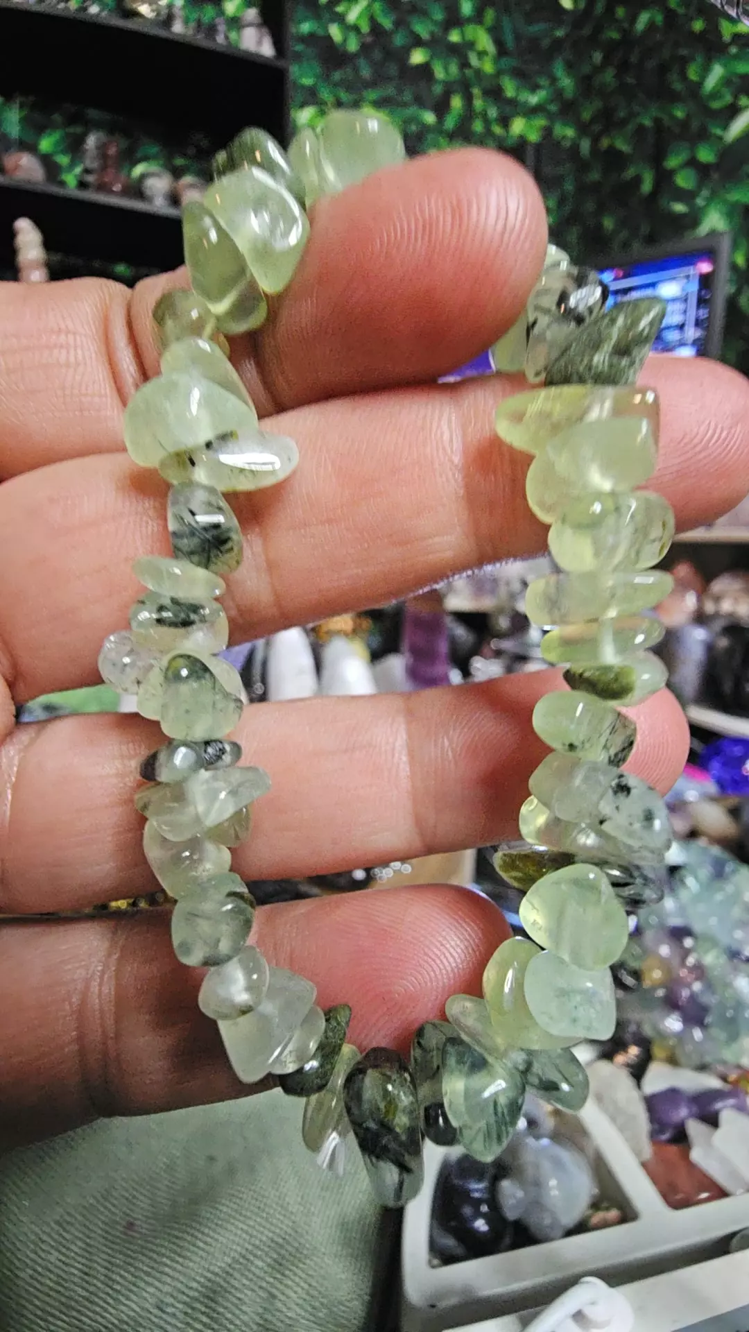 Prehnite with Epitode Bracelet thumbnail