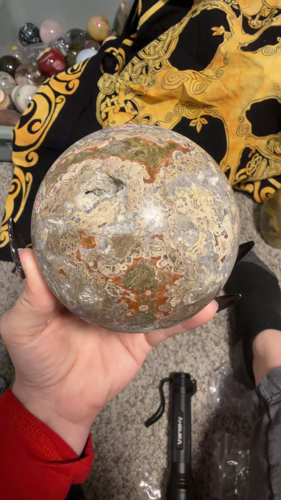 Mushroom Rhyolite Sphere from Arizona thumbnail