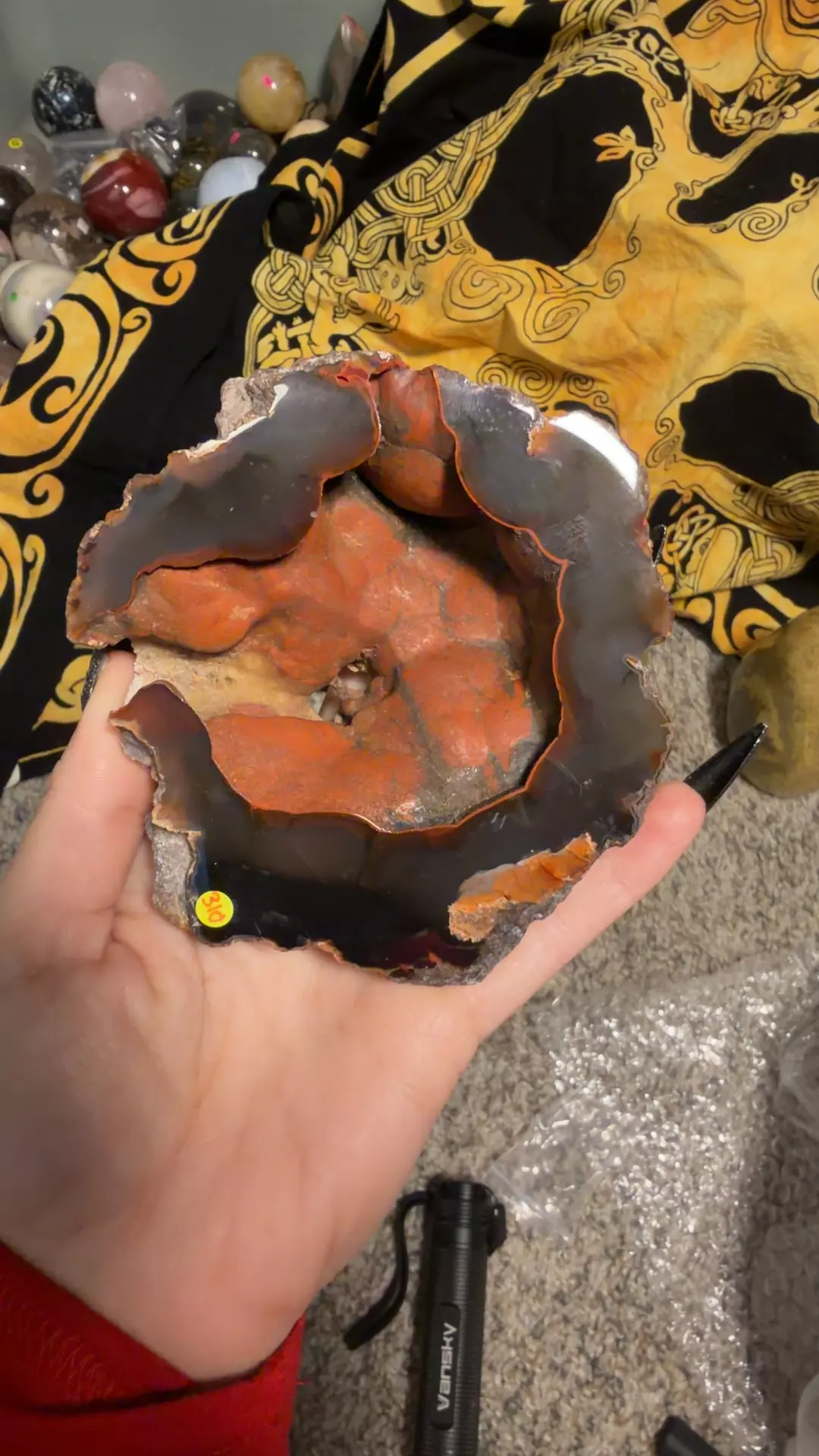 Red Fox Agate from Patagonia, Argentina thumbnail