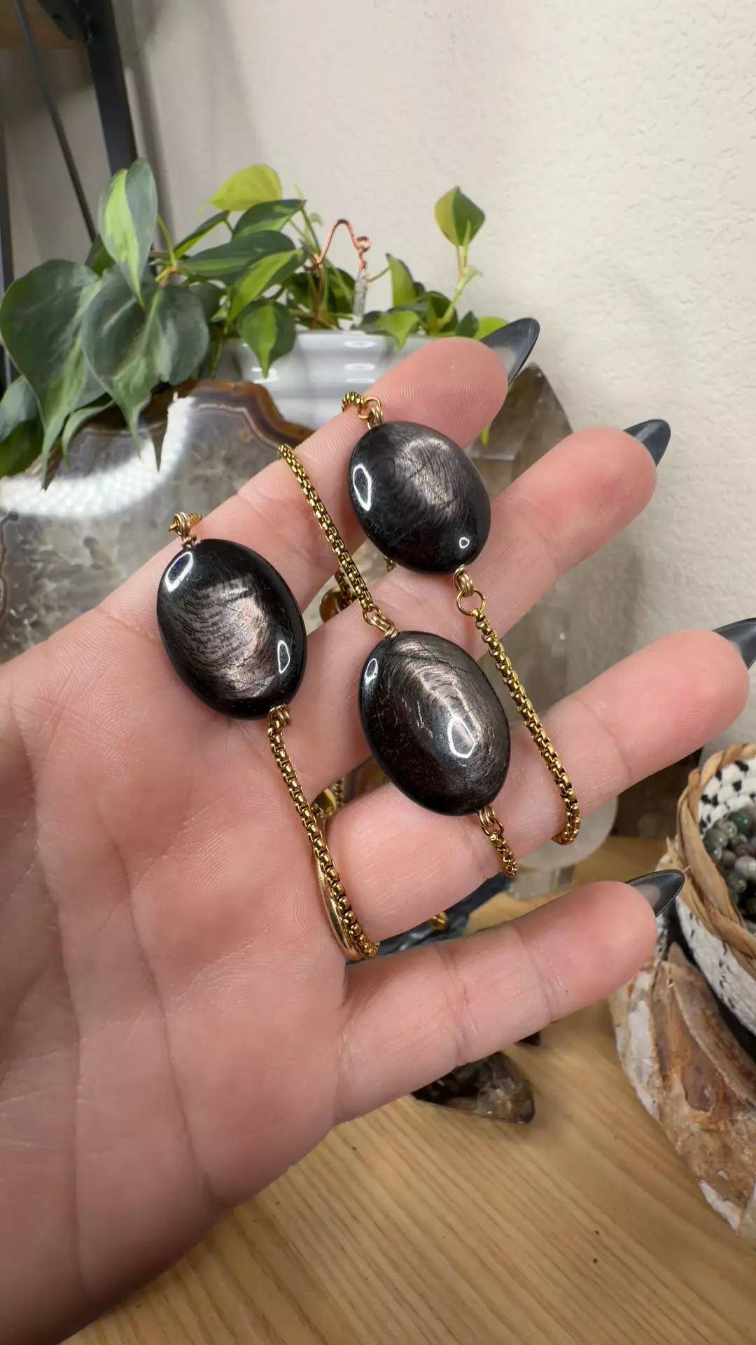 hypersthene adjustable bracelet thumbnail