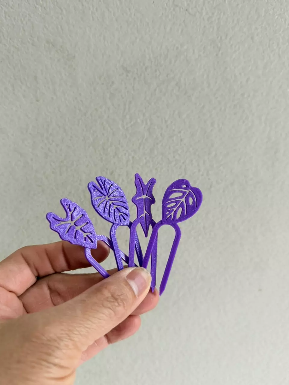 propagation pins purple leaves set of 4 thumbnail