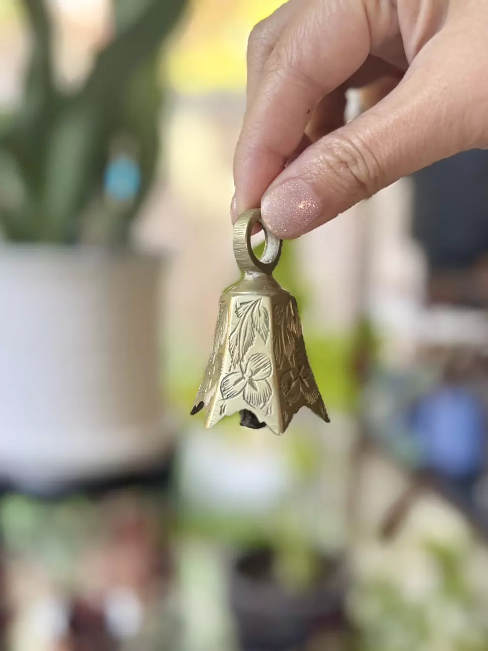 Etched brass bell 2 thumbnail