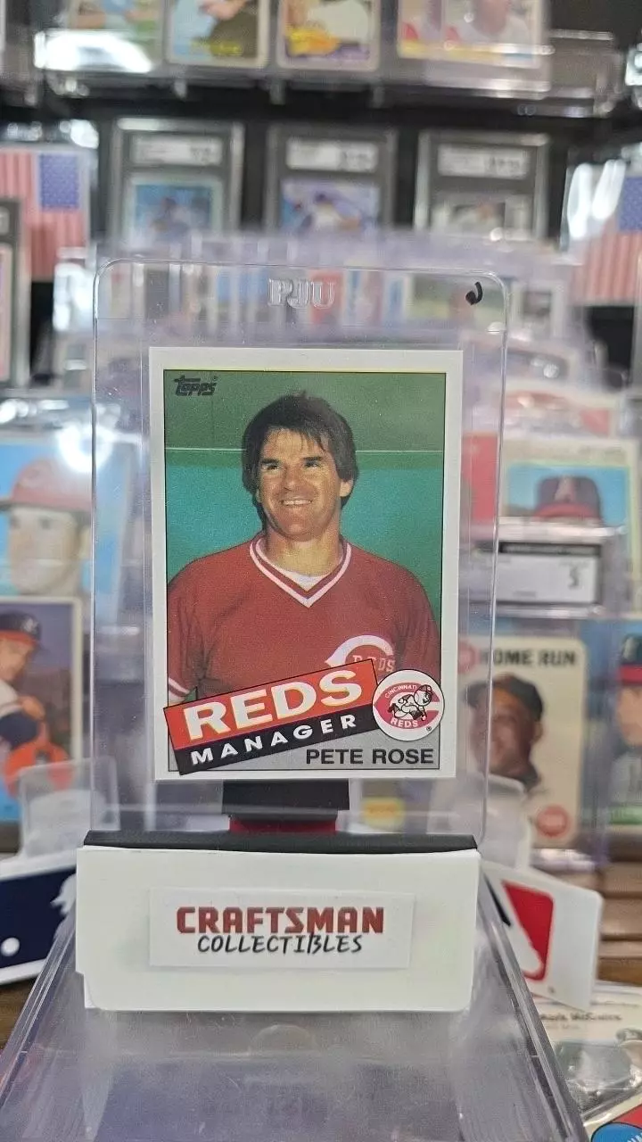 1985 Topps Baseball #547 Pete Rose Manager thumbnail