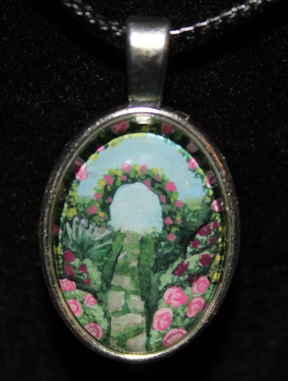 Path through roses thumbnail