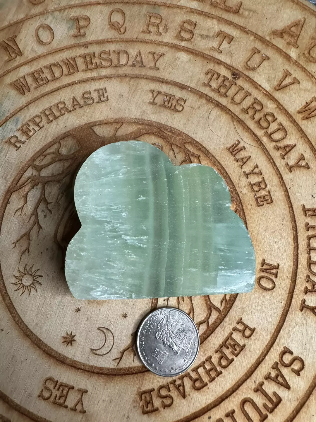 Pistachio Calcite cloud thumbnail