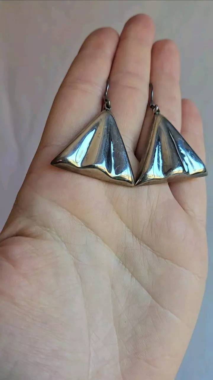 HEAVY Triangle Danglers thumbnail