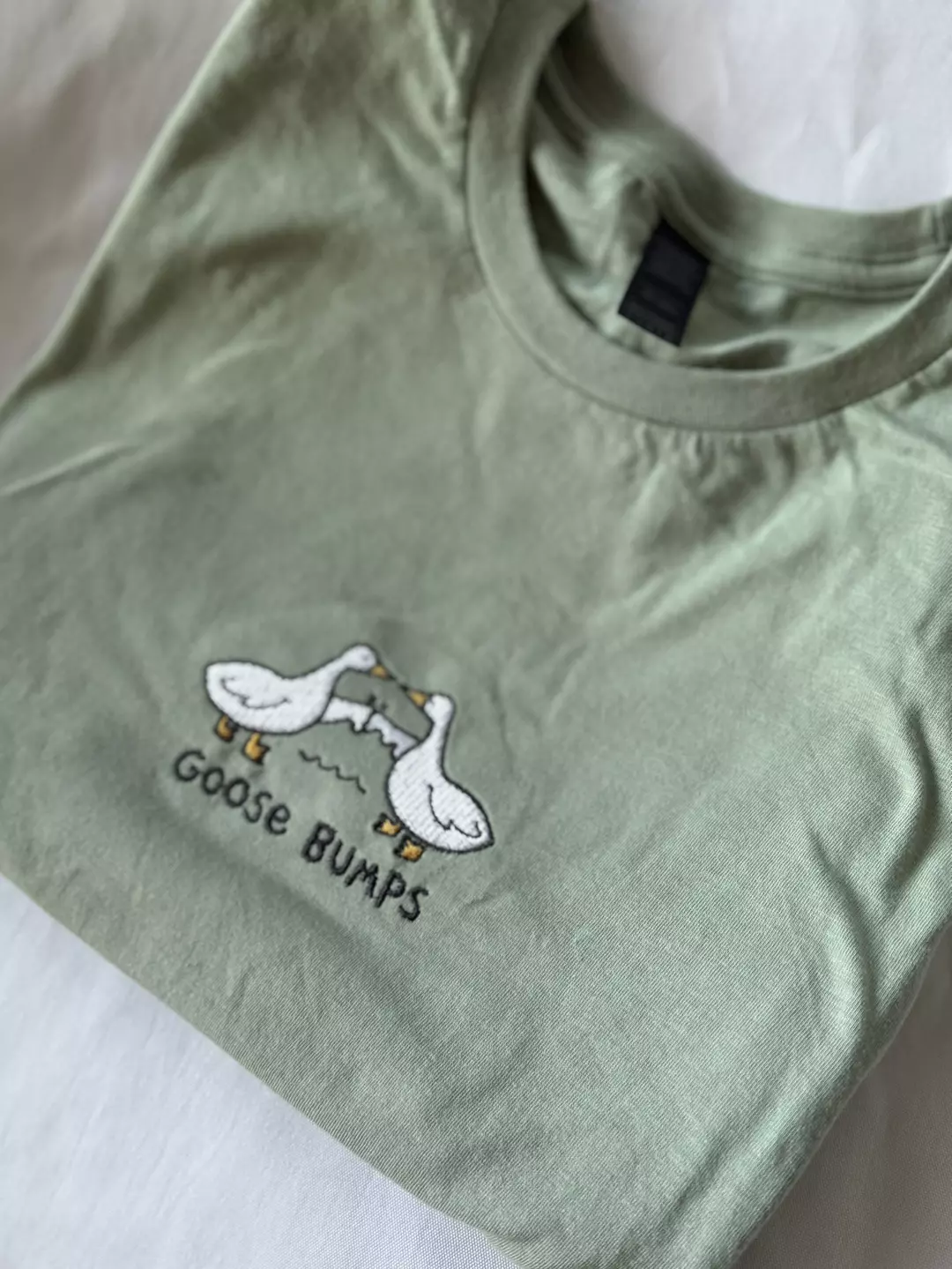 Size LARGE sage green goosebumps thumbnail