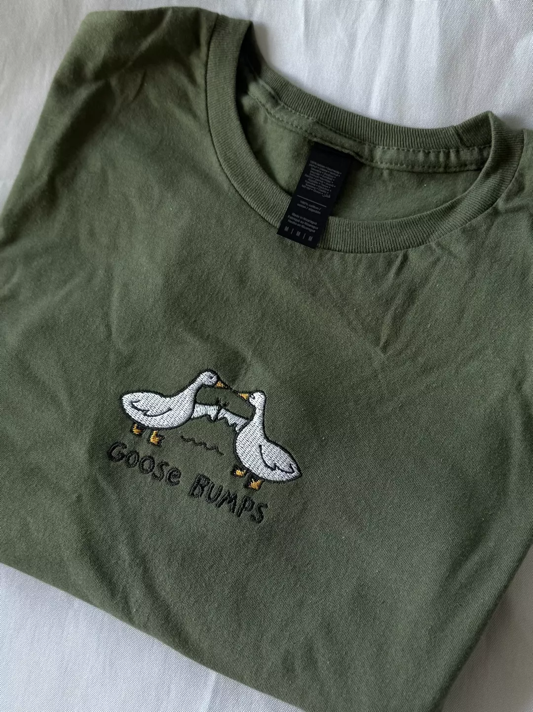 Size XL dark green goosebumps thumbnail