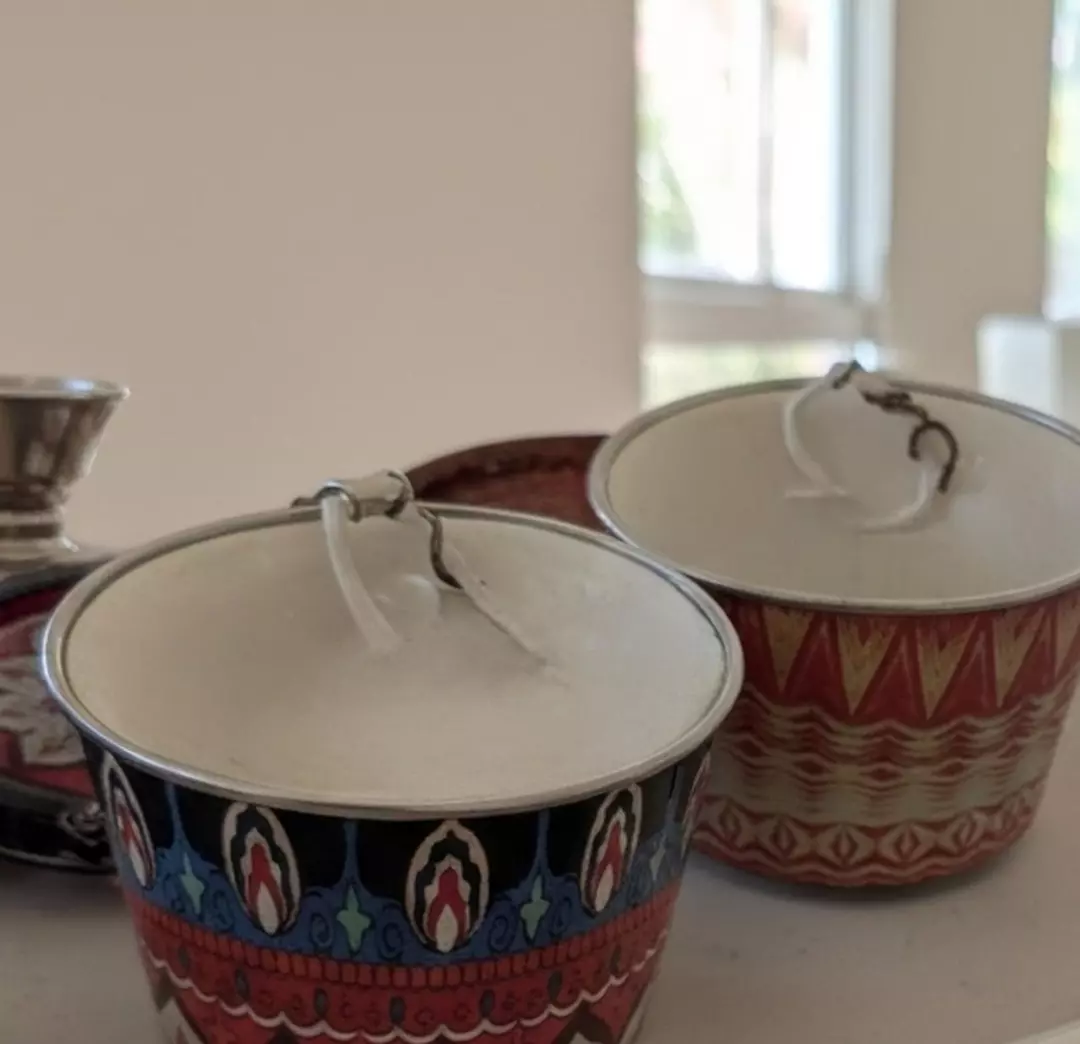 Camphor cutie! 3 ounce camphor and eucalyptus candle. Incredibly long burn and scent throw; thumbnail