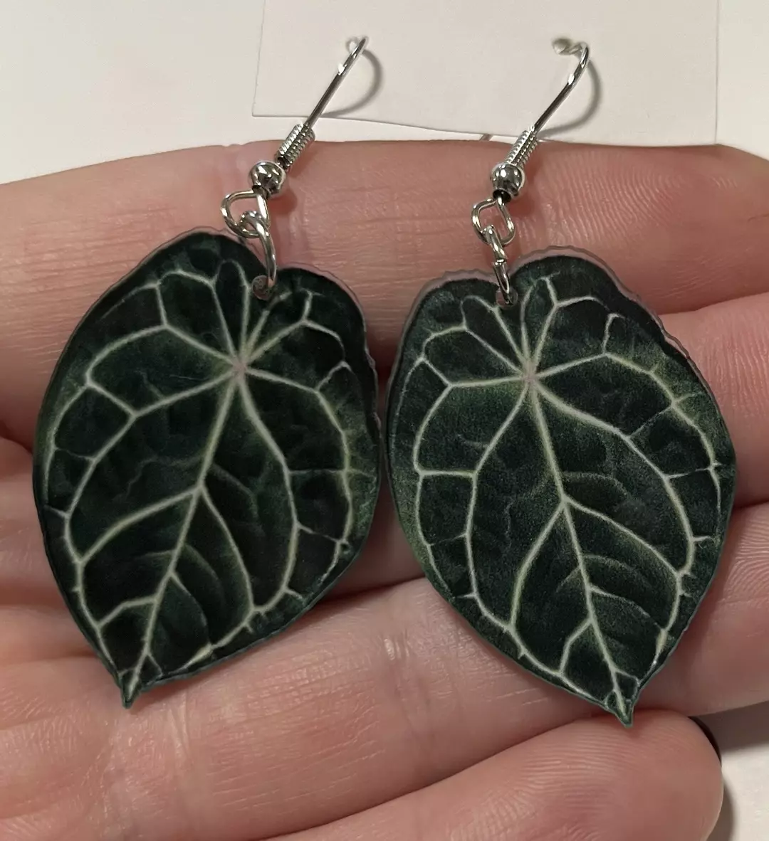 Anthurium earrings thumbnail
