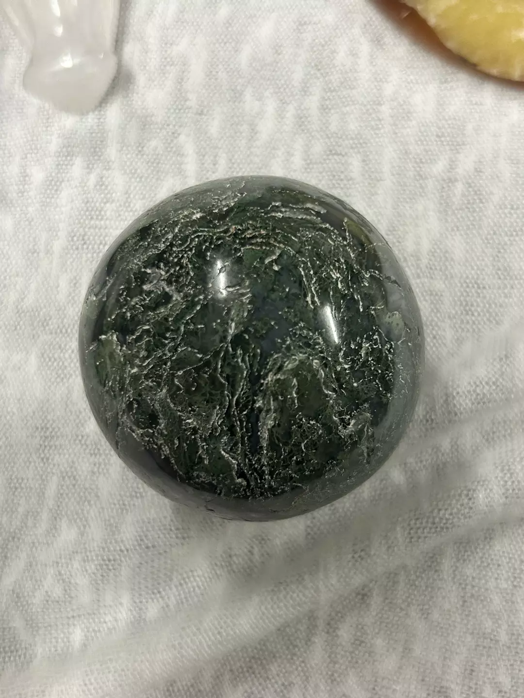 Moss Agate Sphere 2 thumbnail