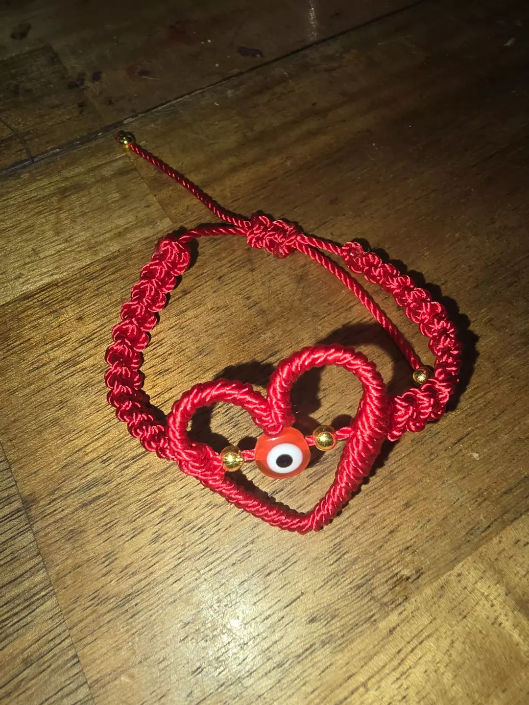 Evil eye heart bracelet  thumbnail