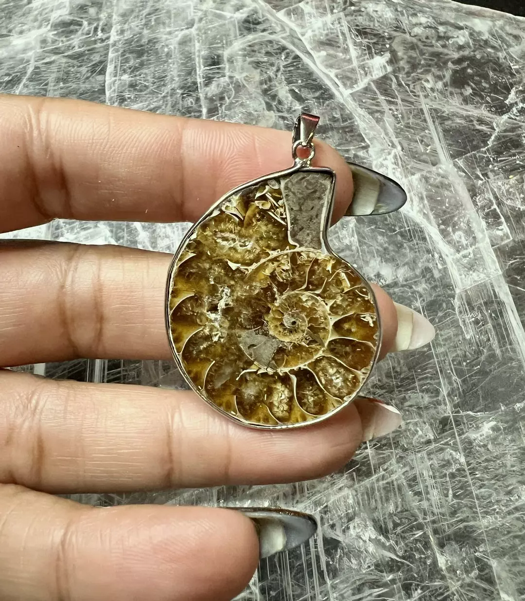 Ammonite pendant thumbnail